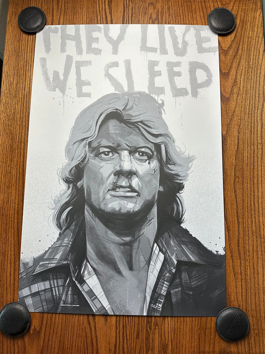 Oliver Barrett – They Live Variant, 24 x 36 in, poster