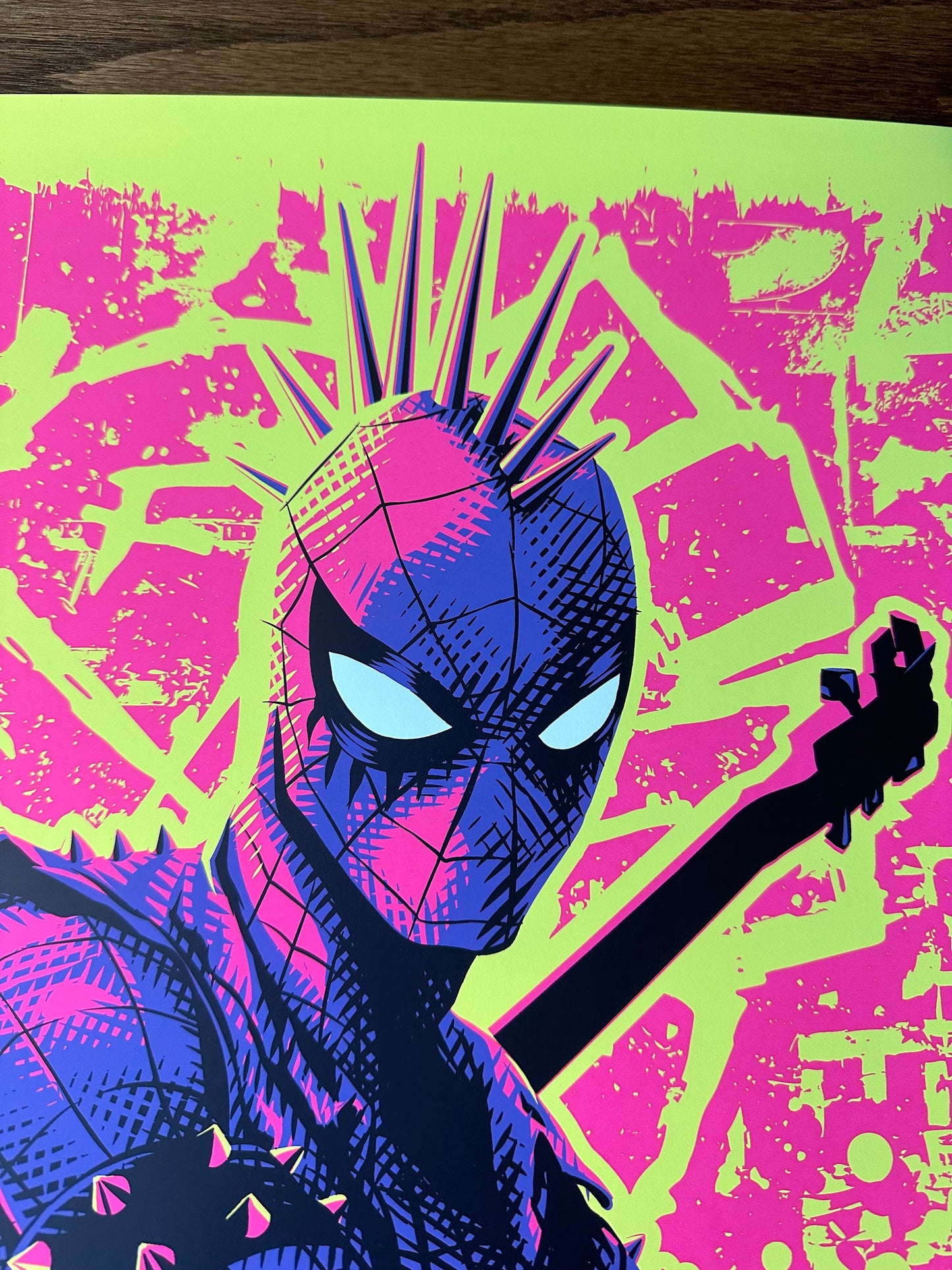 Tracie Ching – Spider-Punk, 18 x 24 in, art print, image 2