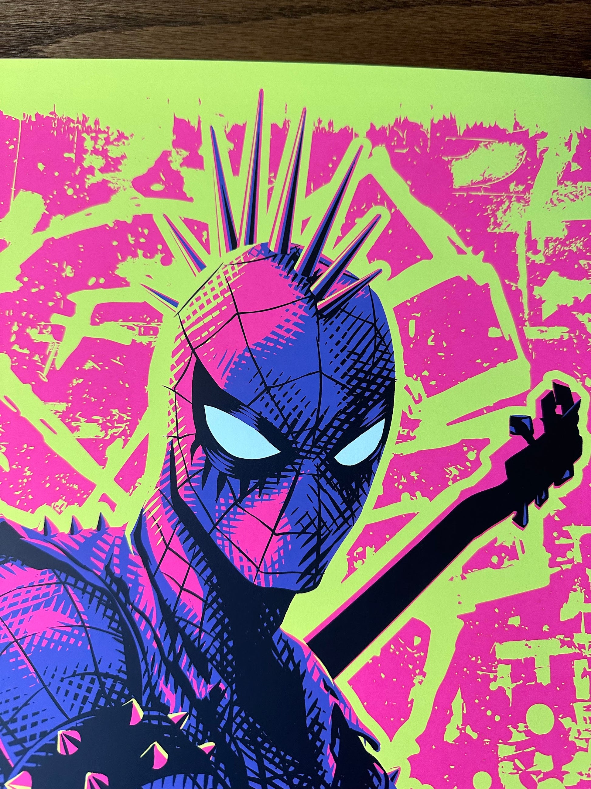 Tracie Ching – Spider-Punk, 18 x 24 in, art print, image 2