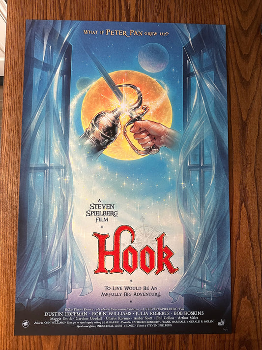 Steve Chorney – Hook, 24 x 36 in, poster