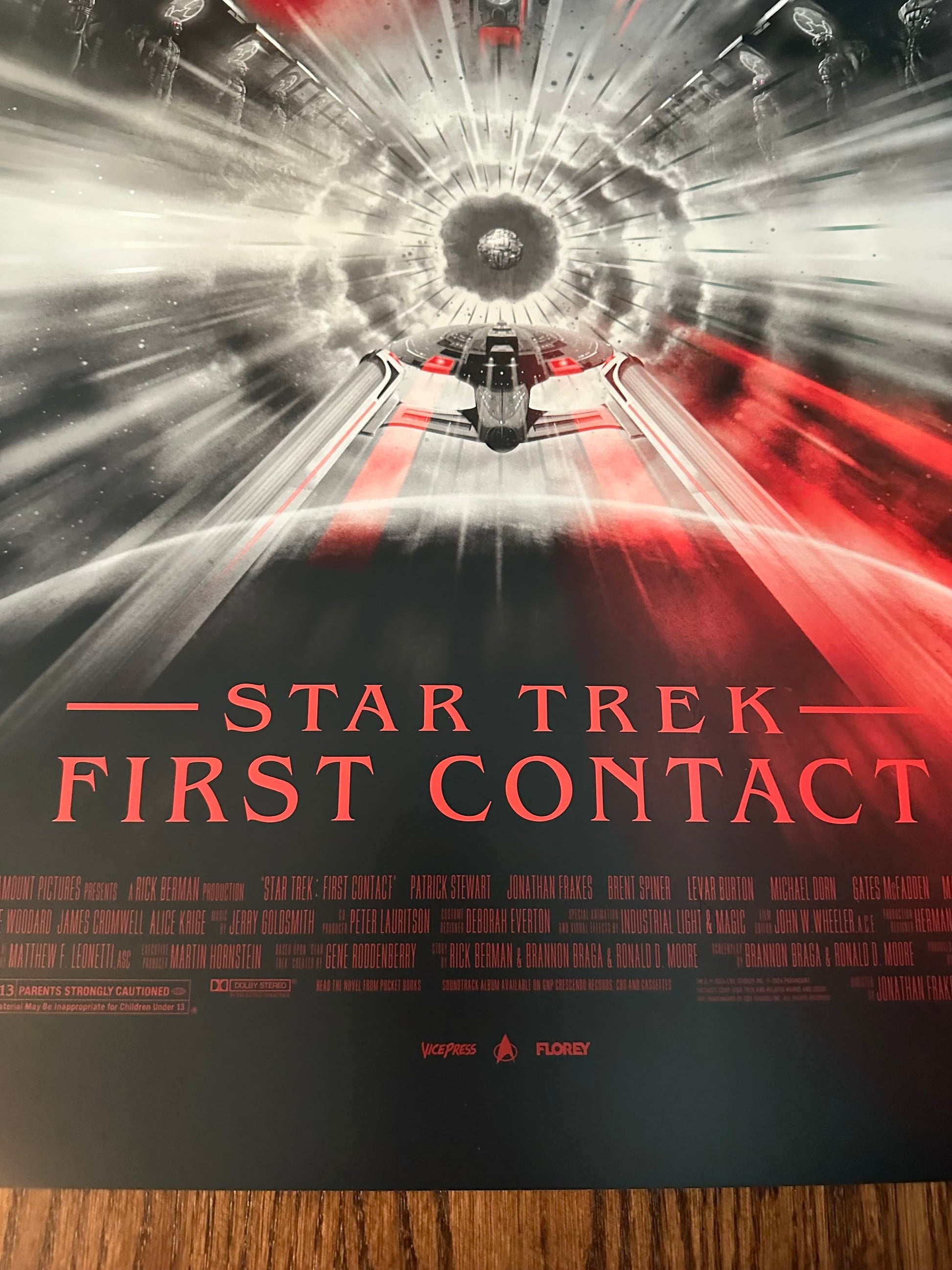 Florey – Star Trek First Contact Foil Variant, 24 x 36 in, poster, image 7