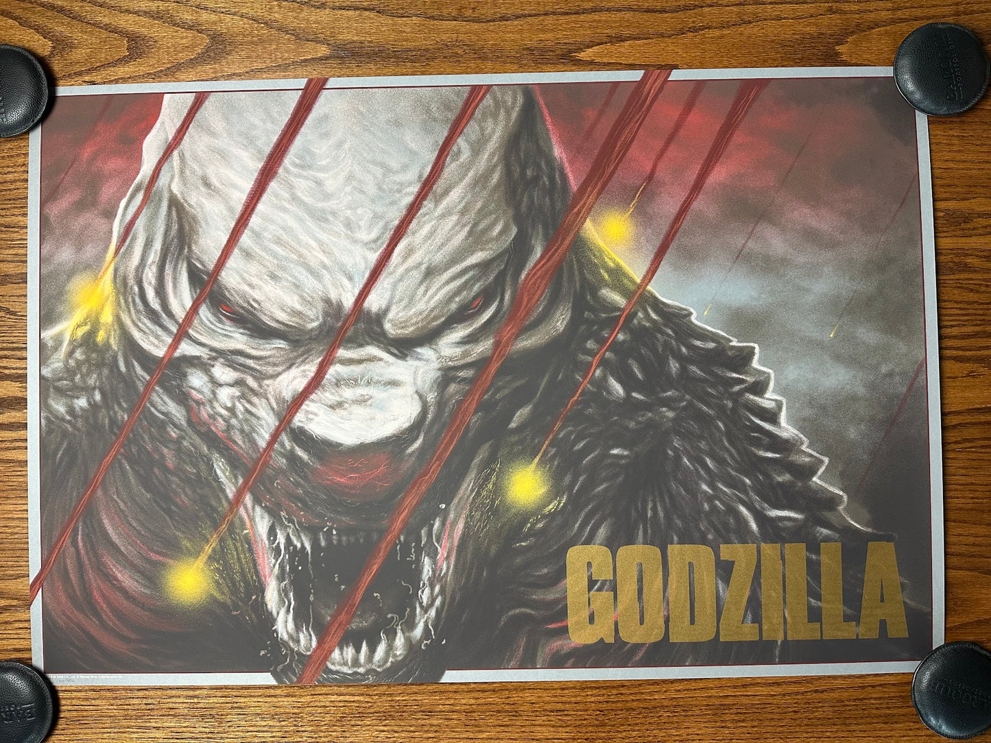 Randy Ortiz – Godzilla, 36 x 24 in, poster