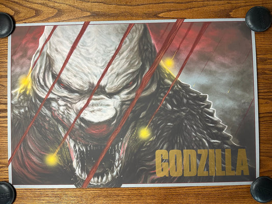 Randy Ortiz – Godzilla, 36 x 24 in, poster