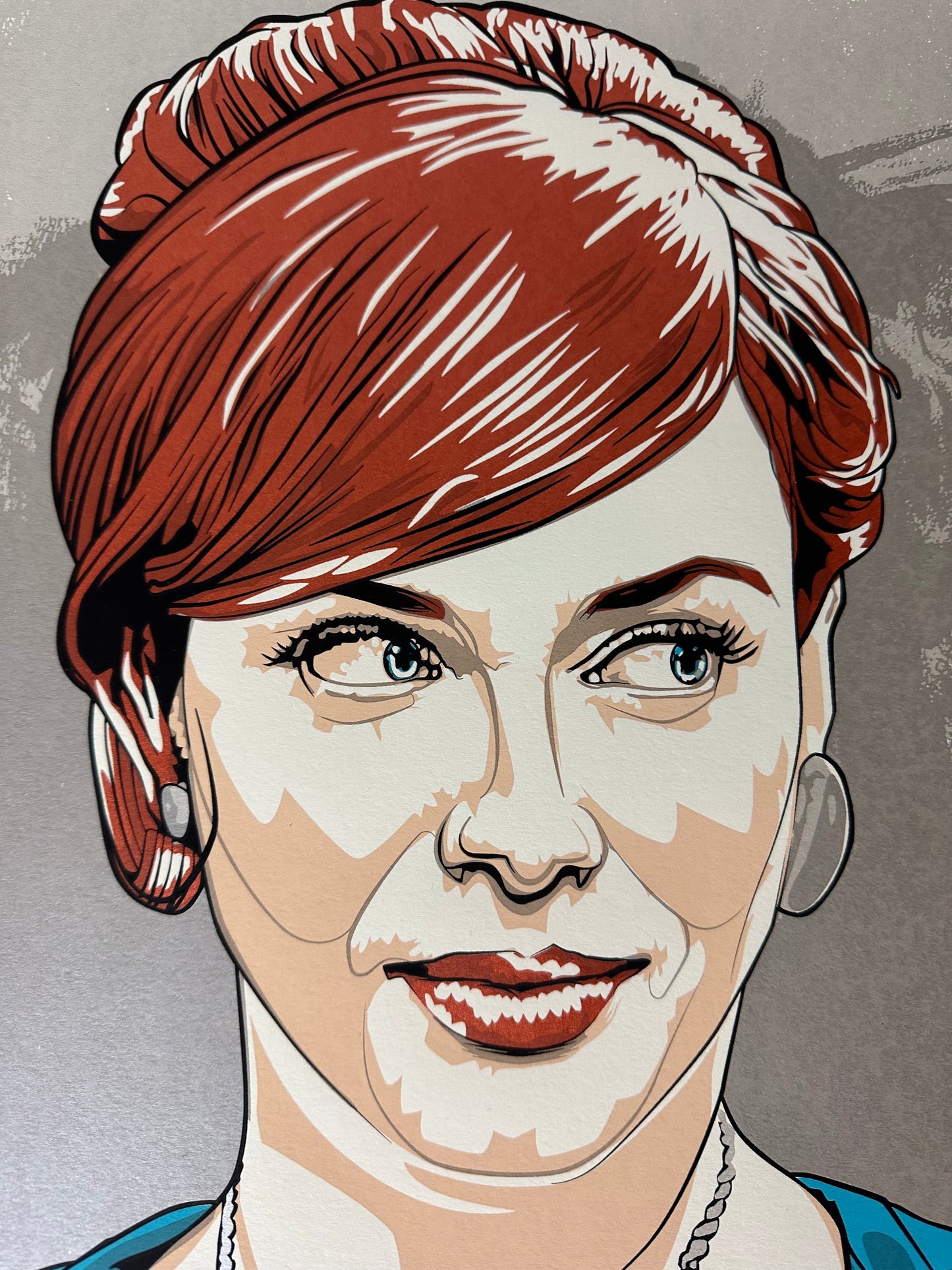 New Flesh – Mad Men Joan Harris Portrait, 18 x 24 in, art print, image 2