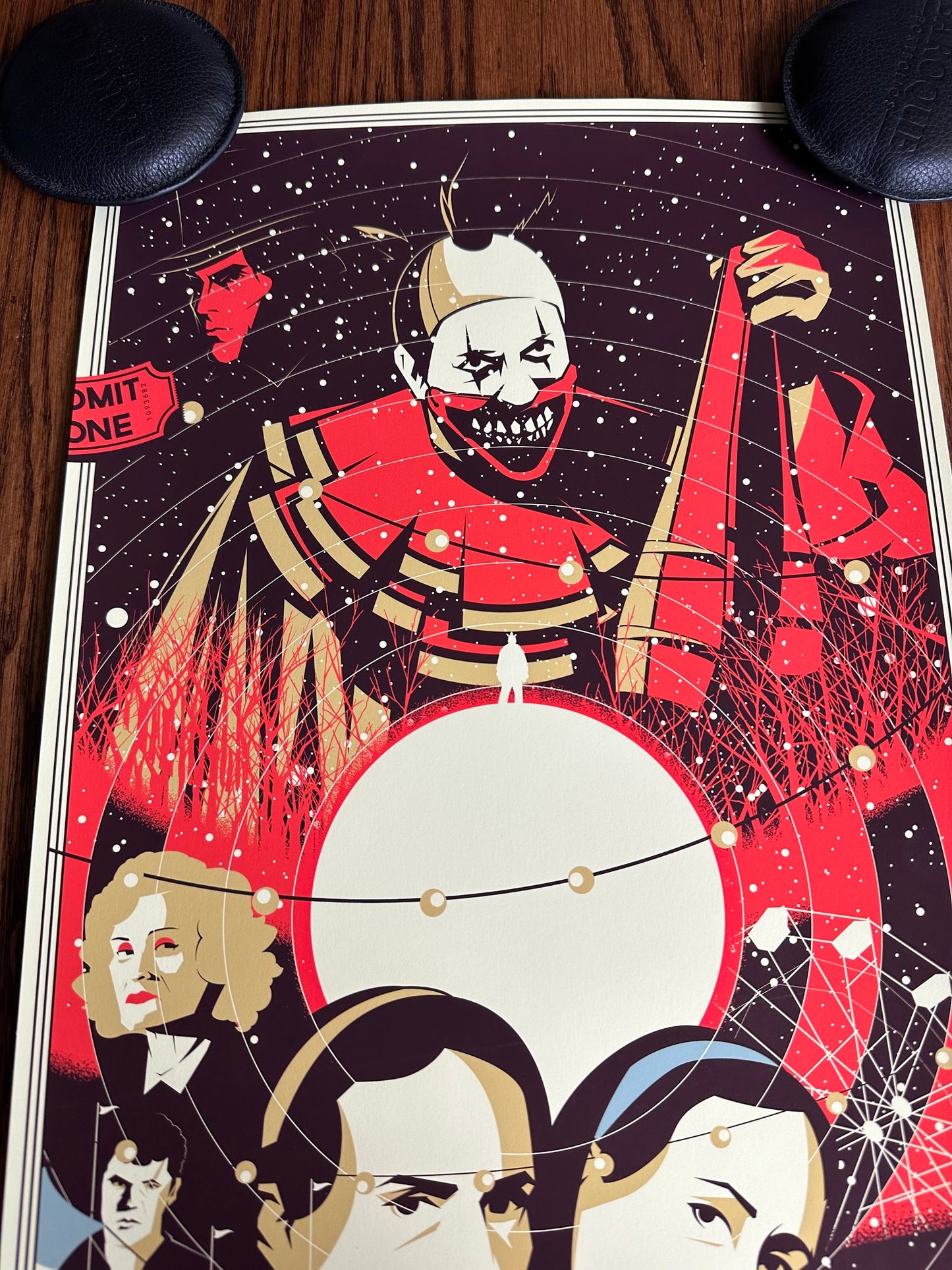 Marinko Milosevski – American Horror Story Freak Show Variant, 12 x 36 in, art print, image 3