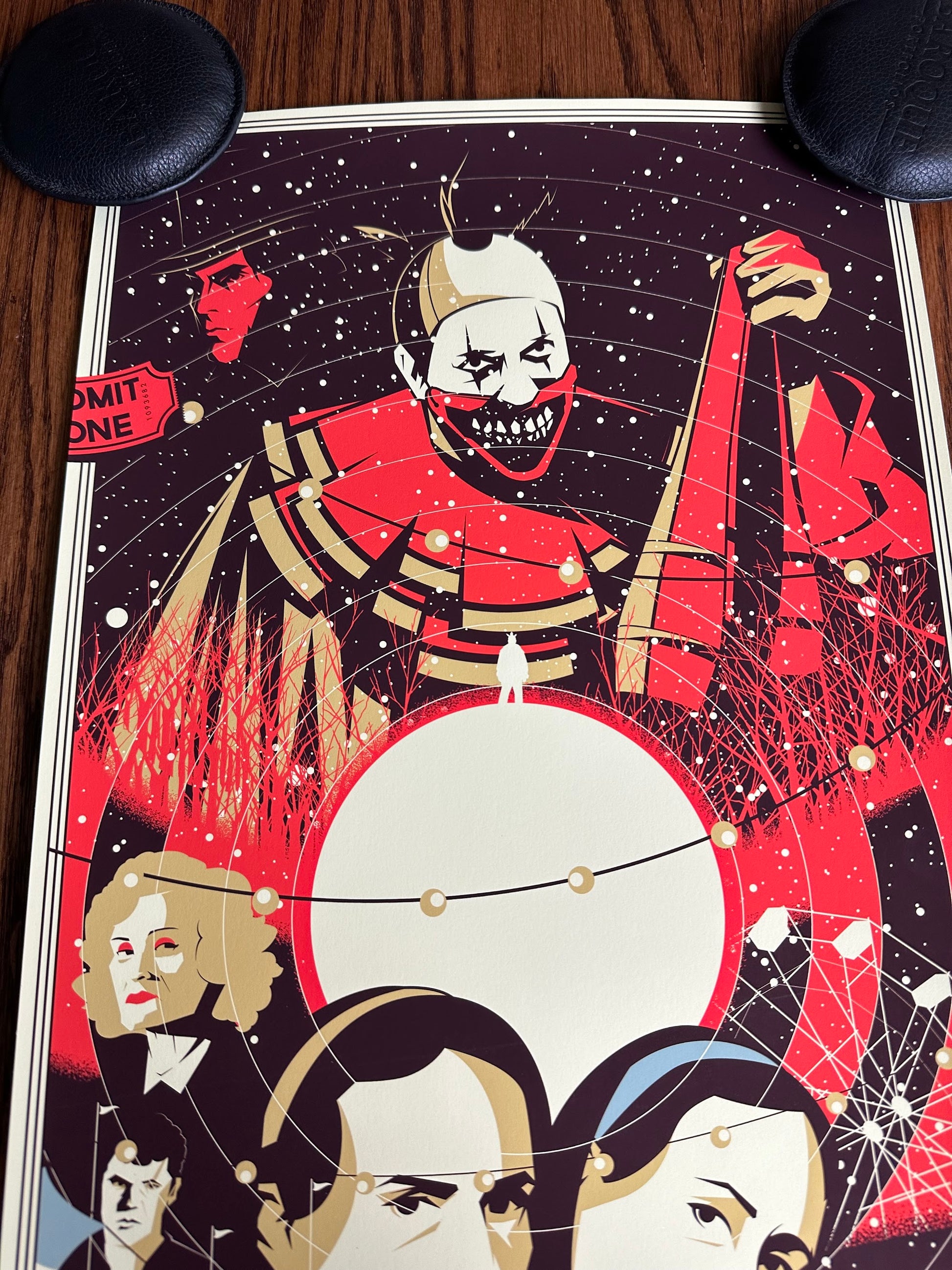 Marinko Milosevski – American Horror Story Freak Show Variant, 12 x 36 in, art print, image 3