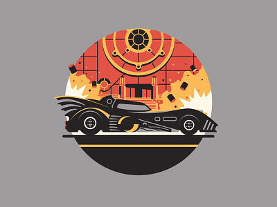 DKNG – Batmobile, 12 x 12 in, art print, image 6
