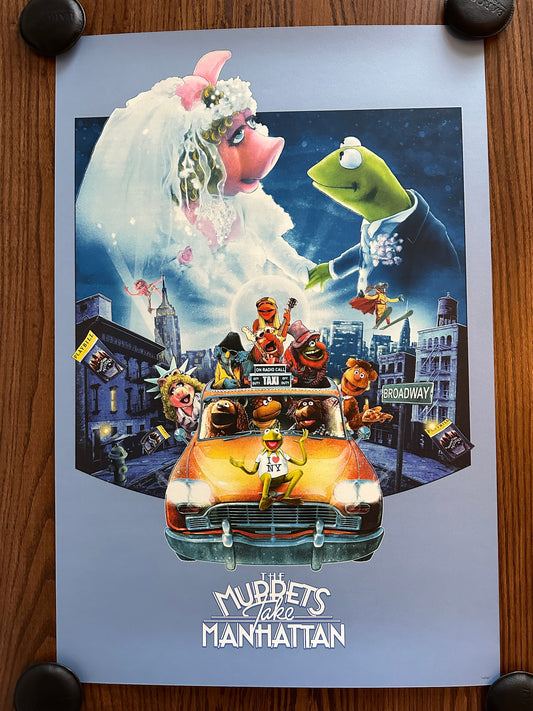 Kevin Wilson – Muppets take Manhattan, 24 x 36 in, poster, image 3