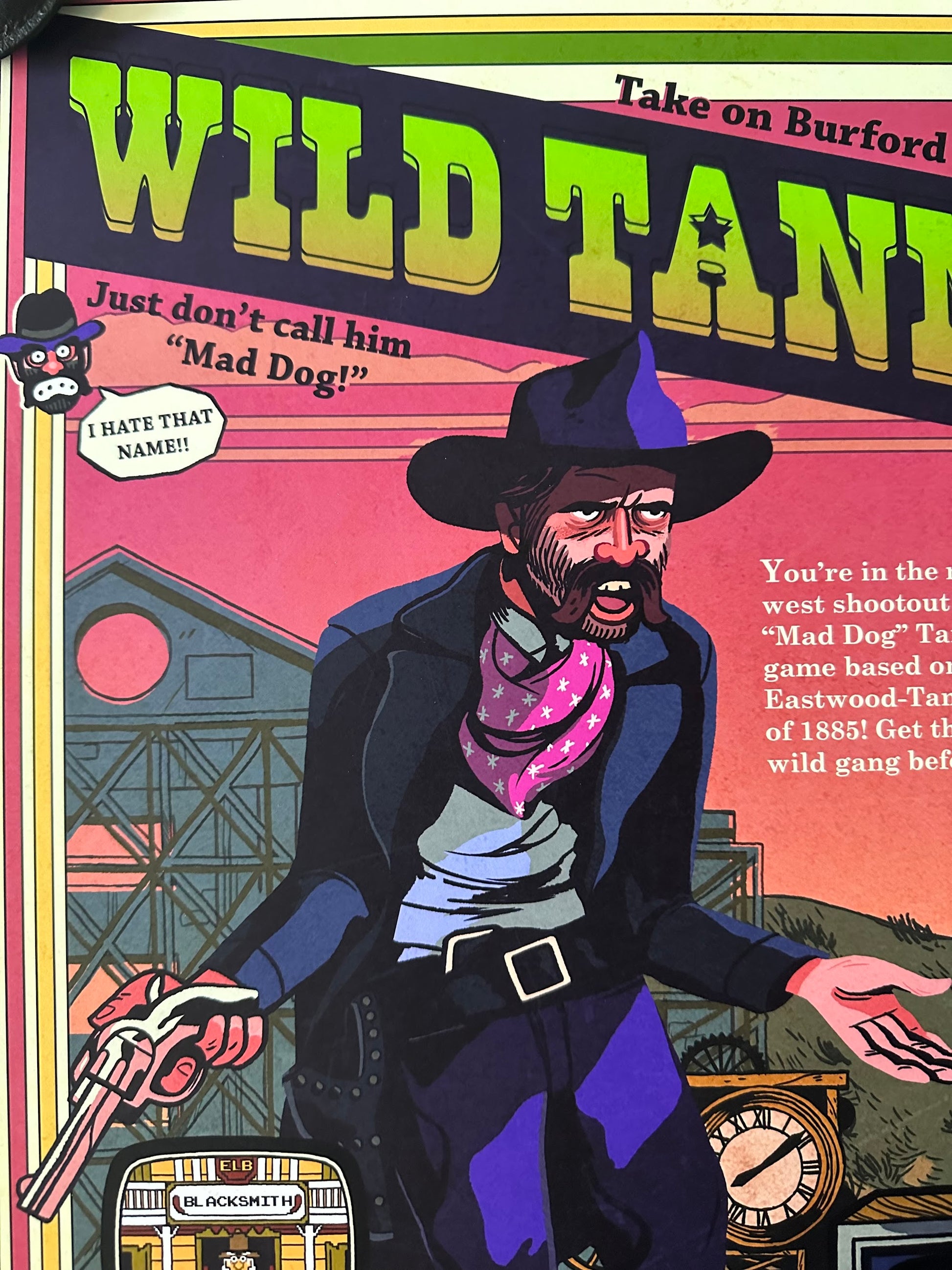 Glen Brogan – BTTF 3 Wild Tannen, 16 x 20 in, art print, image 2