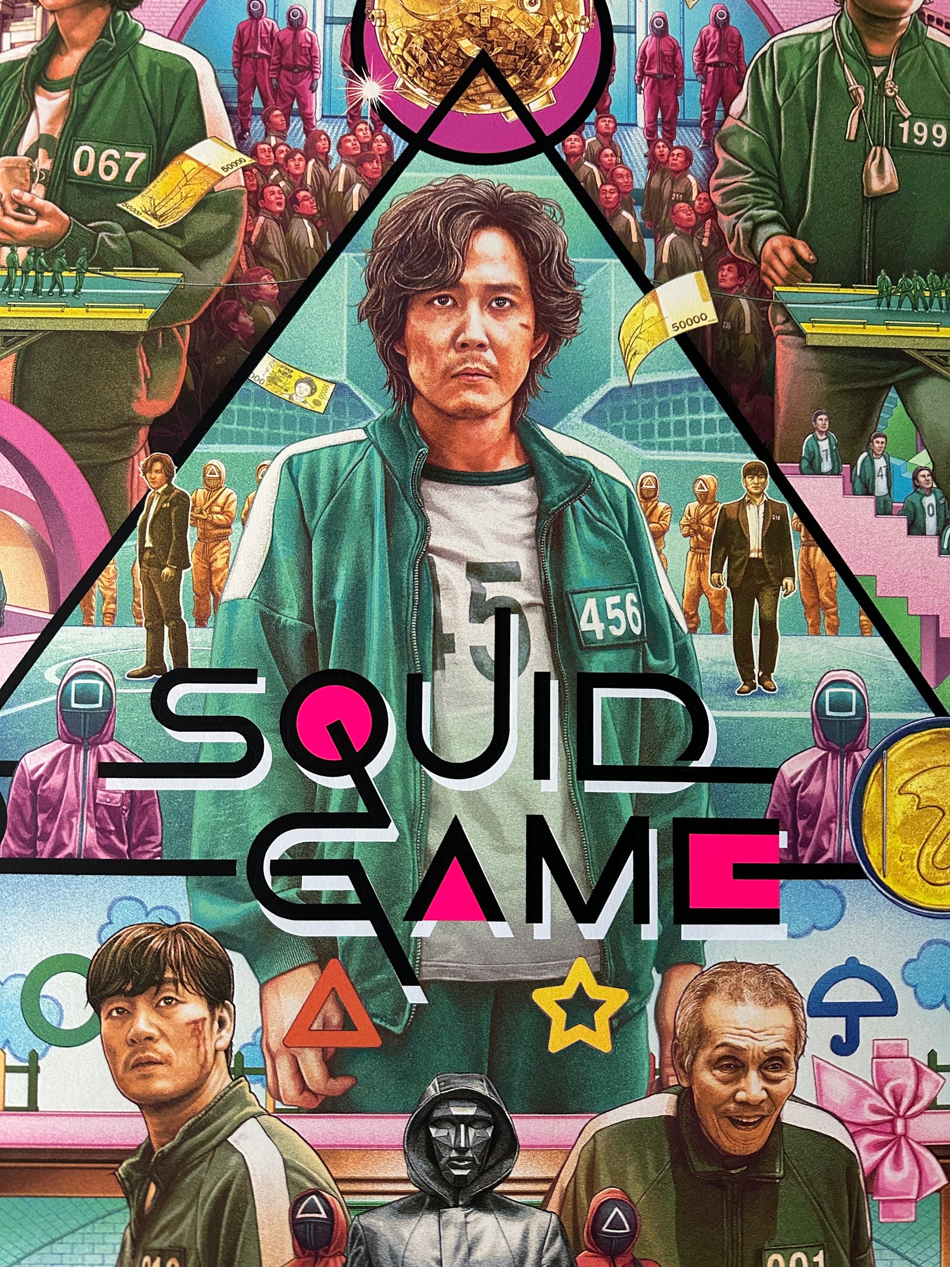 Ise Ananphada - Squid Game 24x36 movie poster - detail image 2