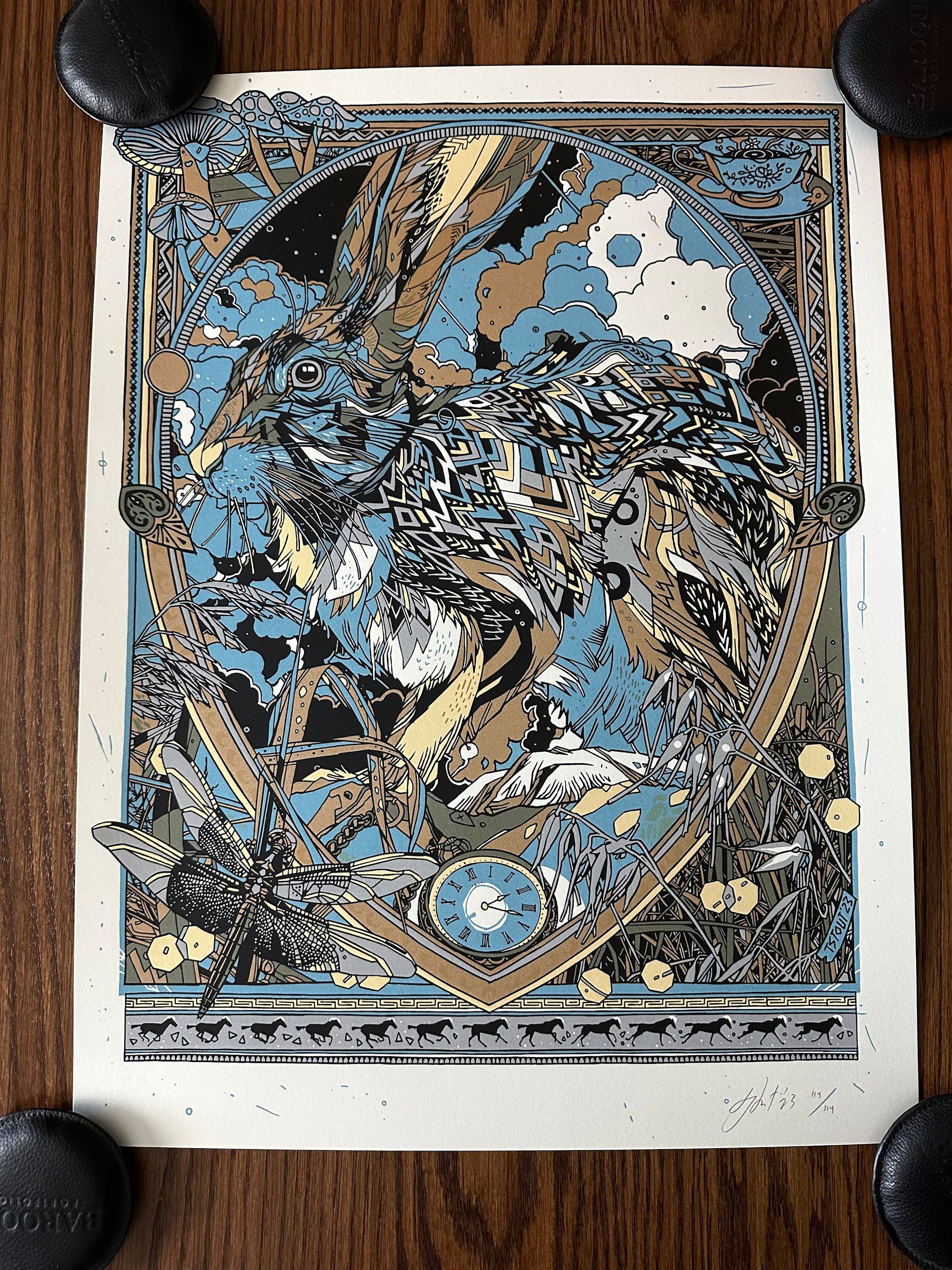 Tyler Stout – Lepus Reflector, 18 x 24 in, art print