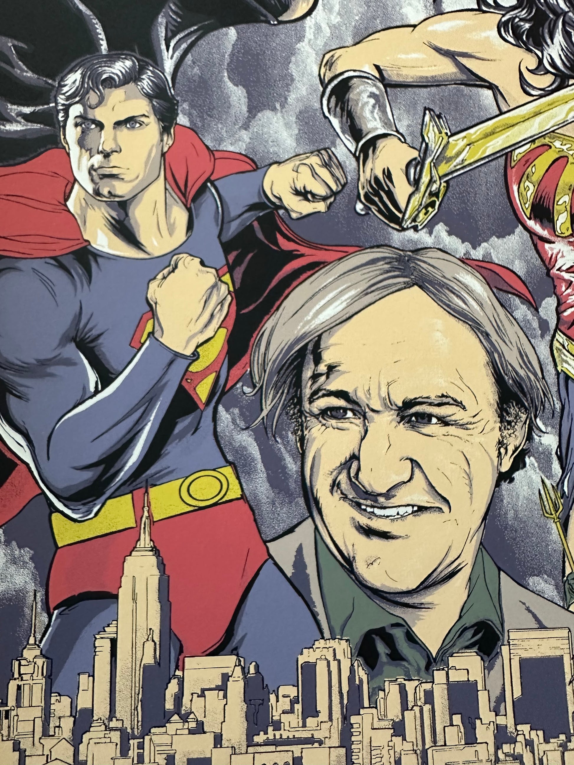 Steve Kurth – DC Batman Superman Dawning of Justice, 18 x 24 in, art print, image 7