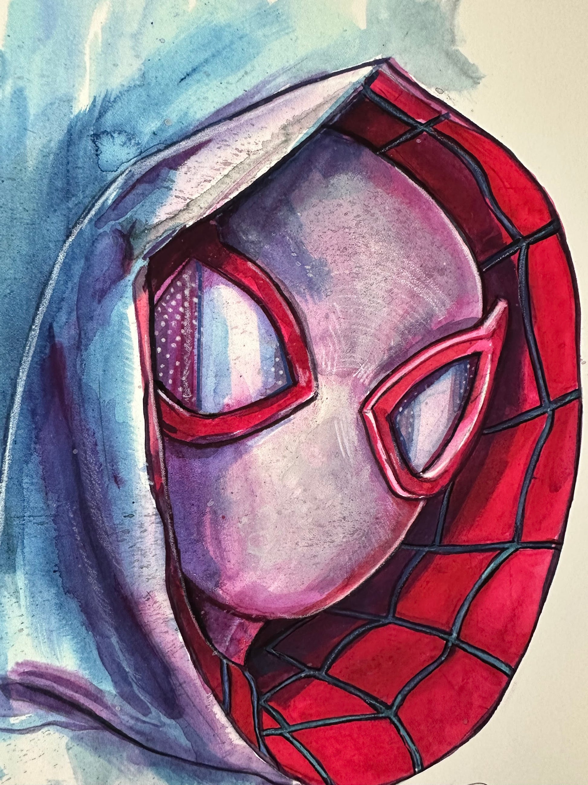 Tim Doyle – Shiny Objects Spider Gwen, 8 x 10 in, art print, image 2