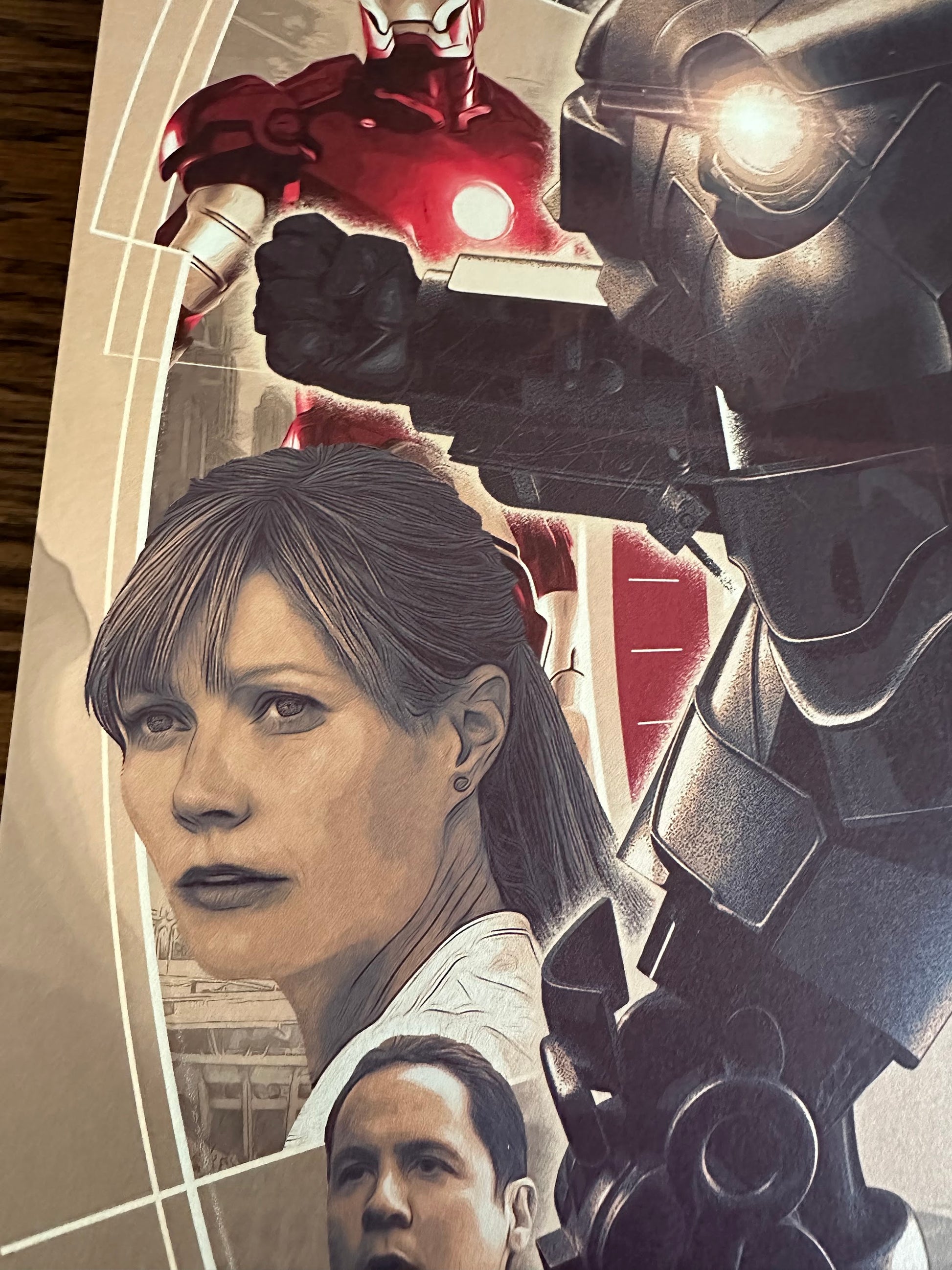 Devin Schoeffler – Iron Man Triptych, 36 x 24 in, poster, image 2