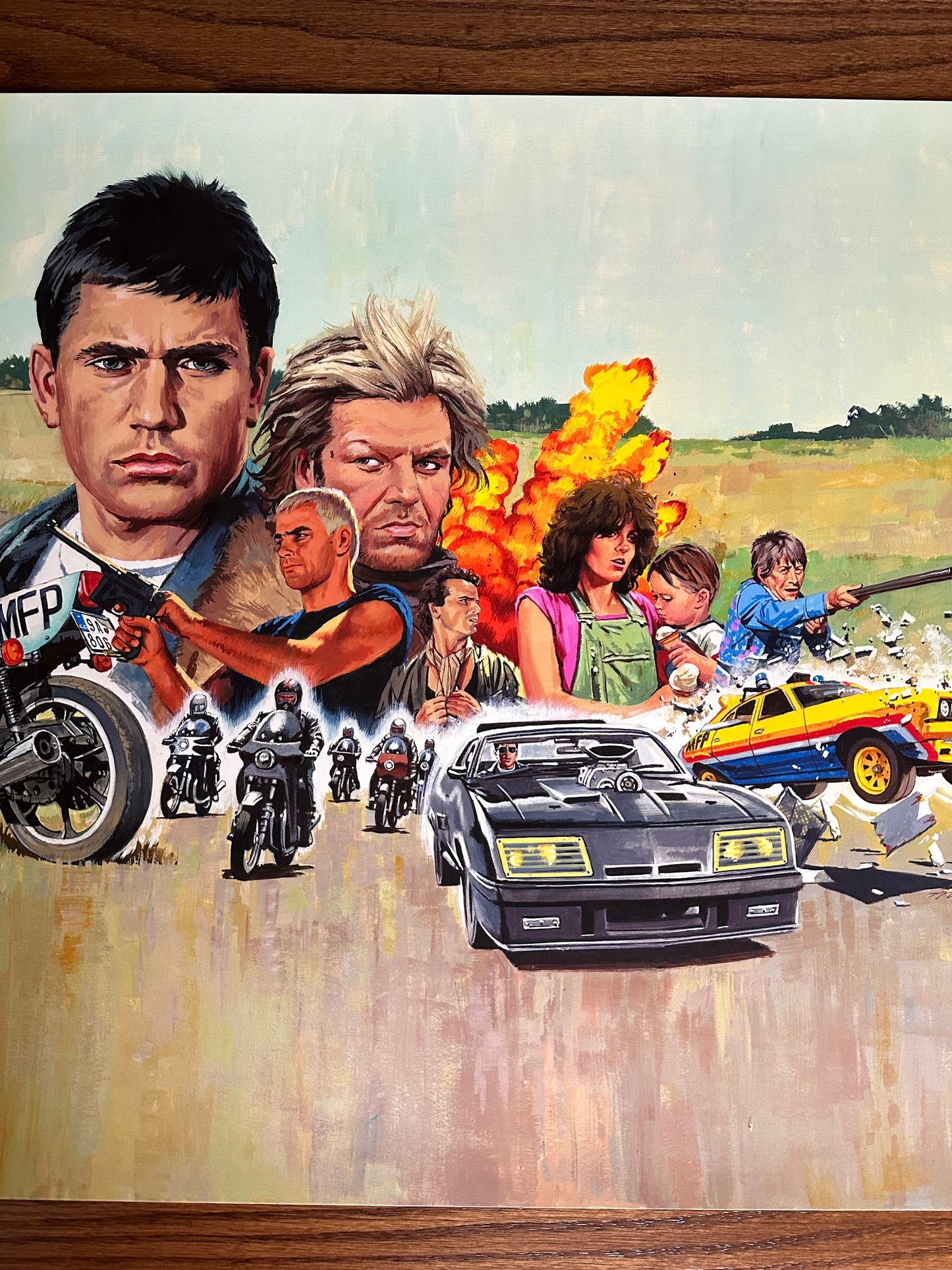 Paul Mann - Mad Max Art Variant 36x24 movie poster - detail image 3