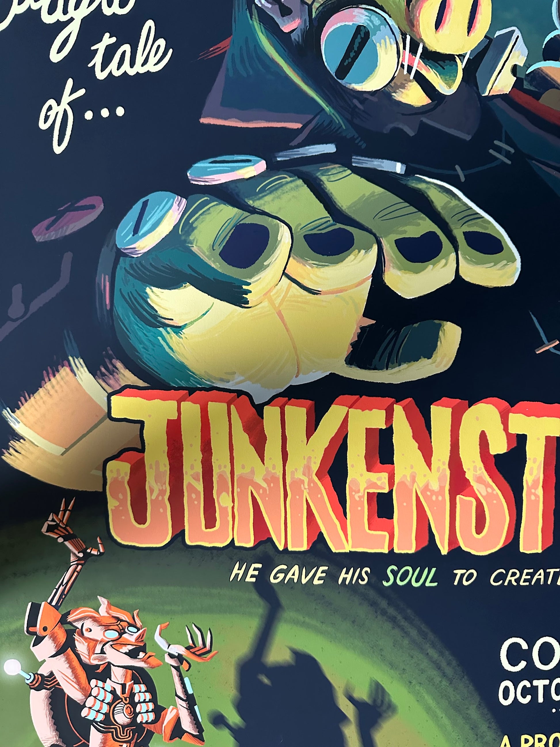 Glen Brogan – Junkenstein, 24 x 36 in, poster, image 3