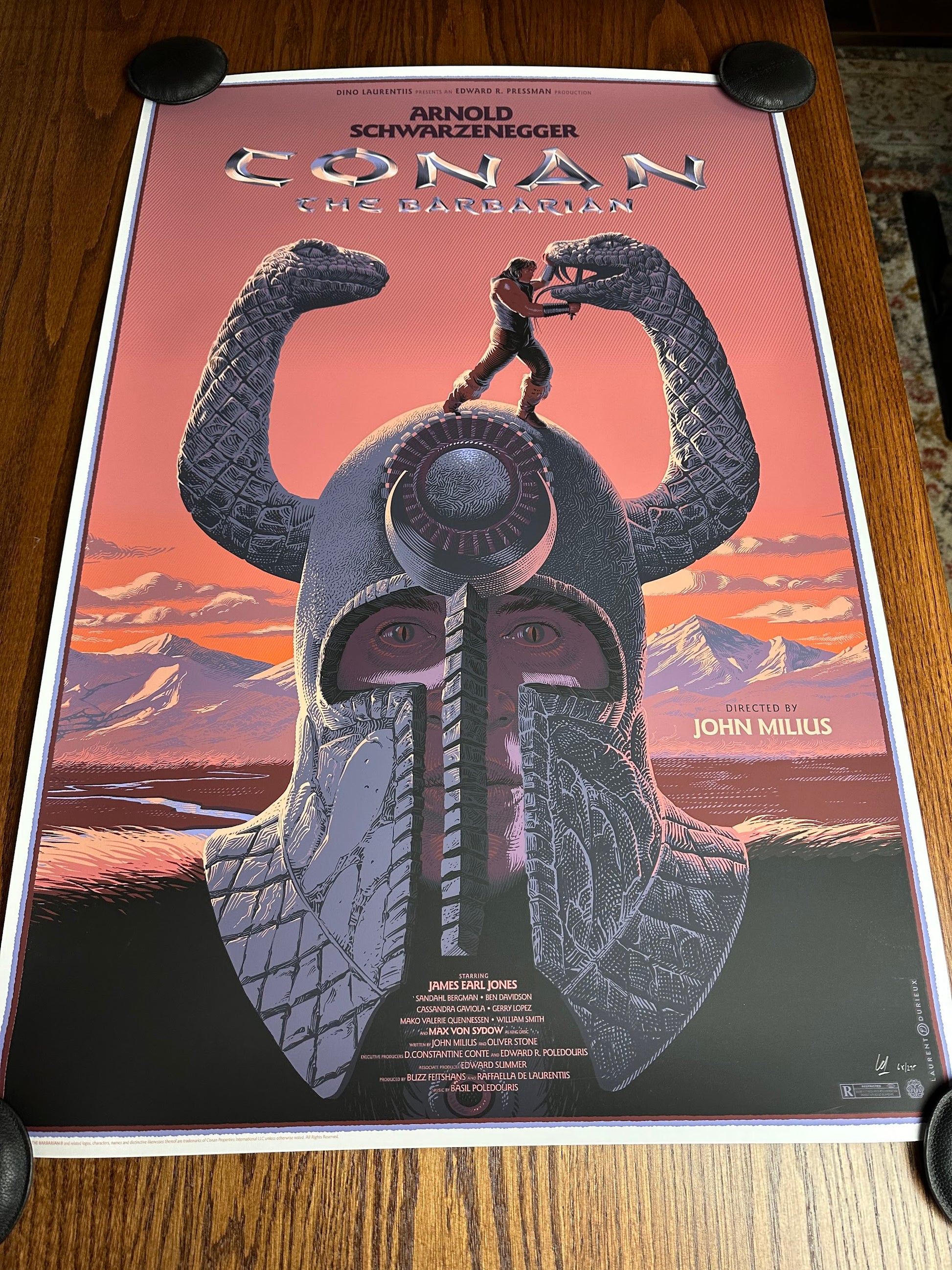 Laurent Durieux – Conan the Barbarian, 24 x 36 in, poster