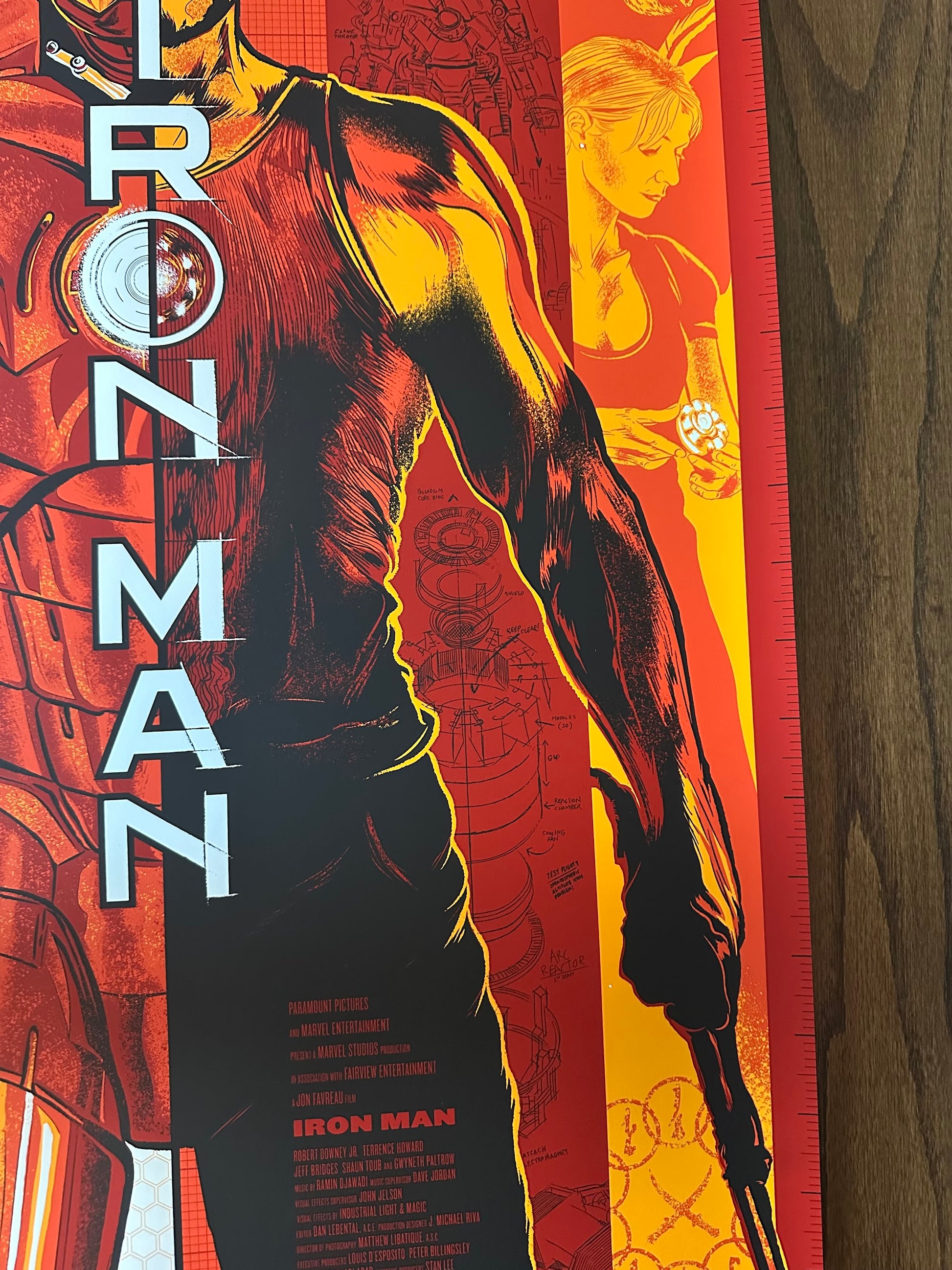 Christopher Cox – Iron Man, 24 x 36 in, poster, image 4