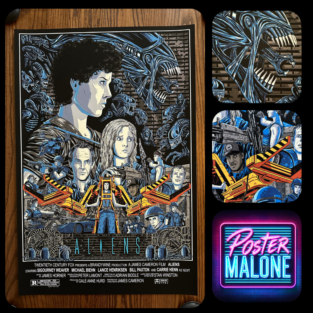 Aaron Haynes – Aliens, 24 x 36 in, poster, image 9