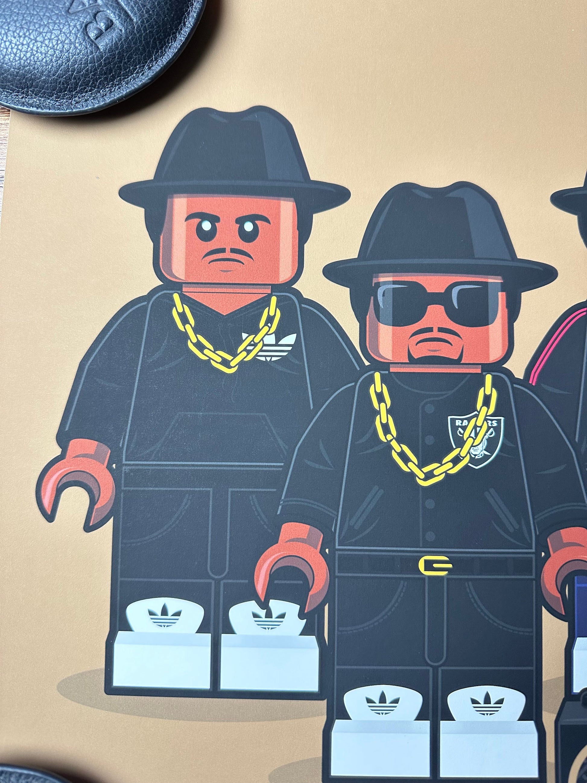 Dan Shearn – Lego Run DMC, 12 x 12 in, art print, image 3