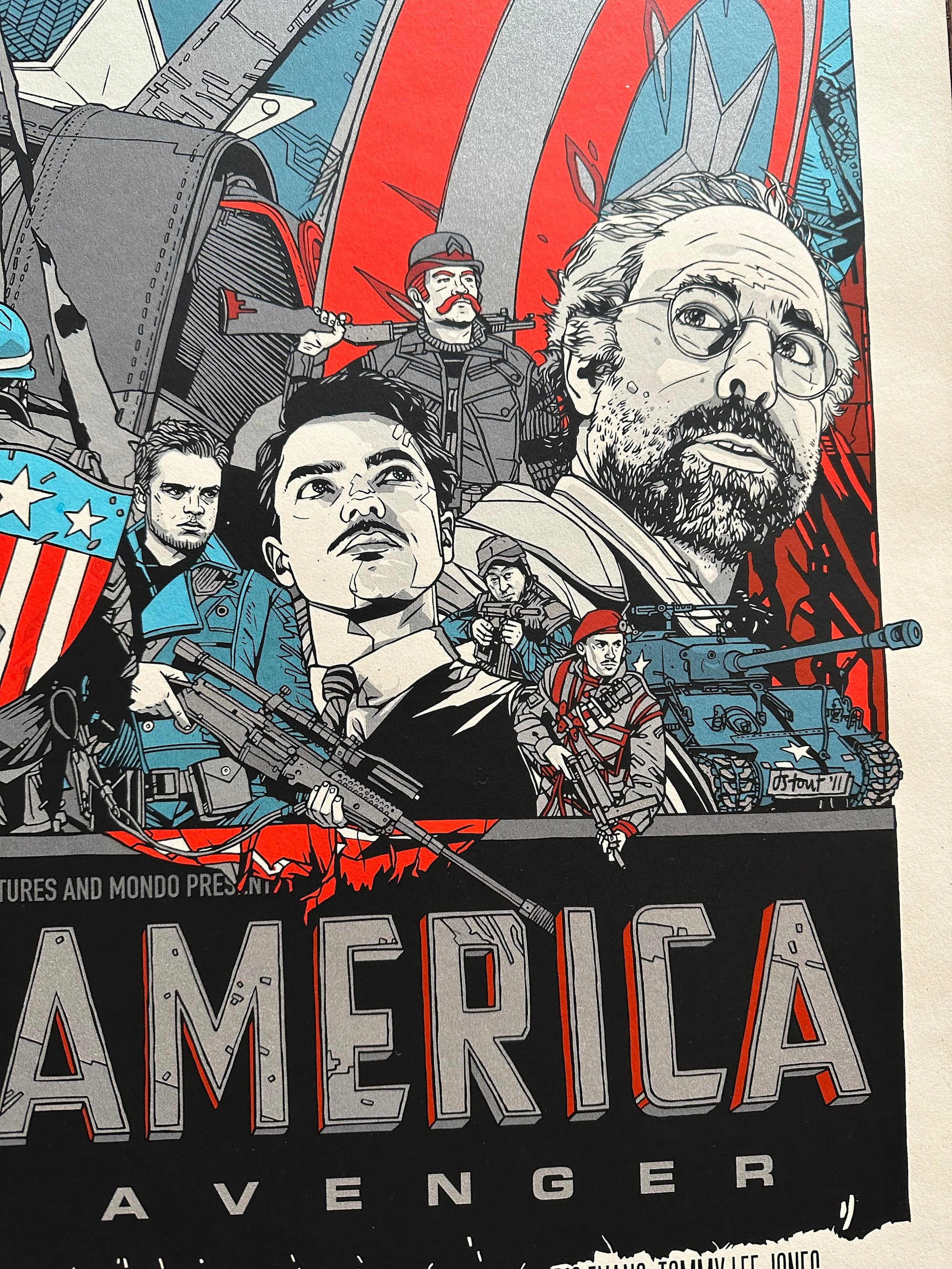 Tyler Stout – Captain America First Avenger, 24 x 36 in, poster, image 5