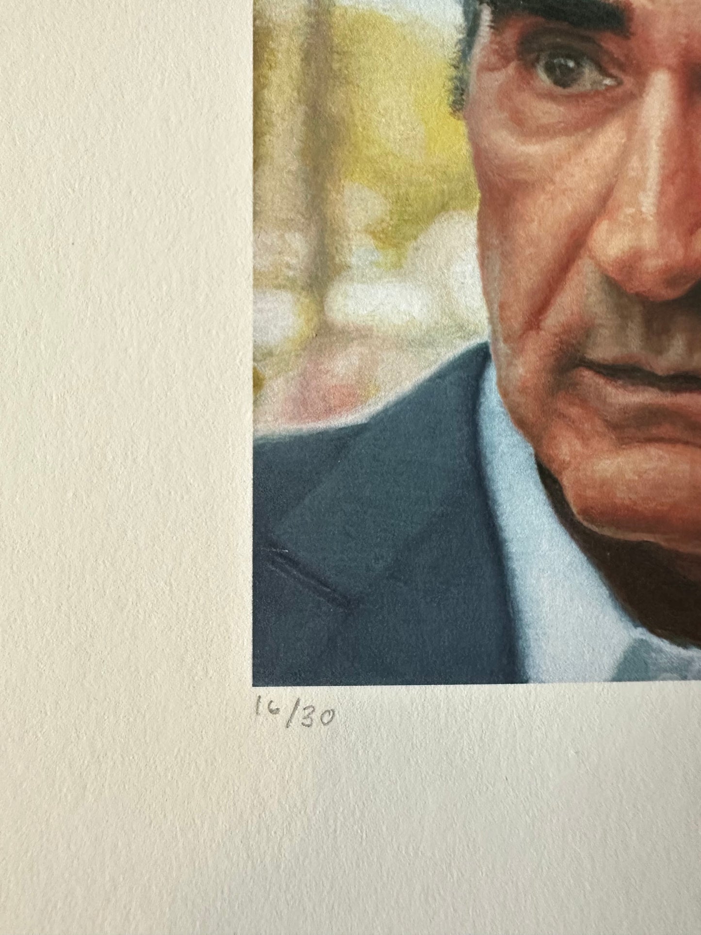Ashton Gallagher – Schitt's Creek Johnny Rose Portrait, 6 x 6 in, art print, image 3