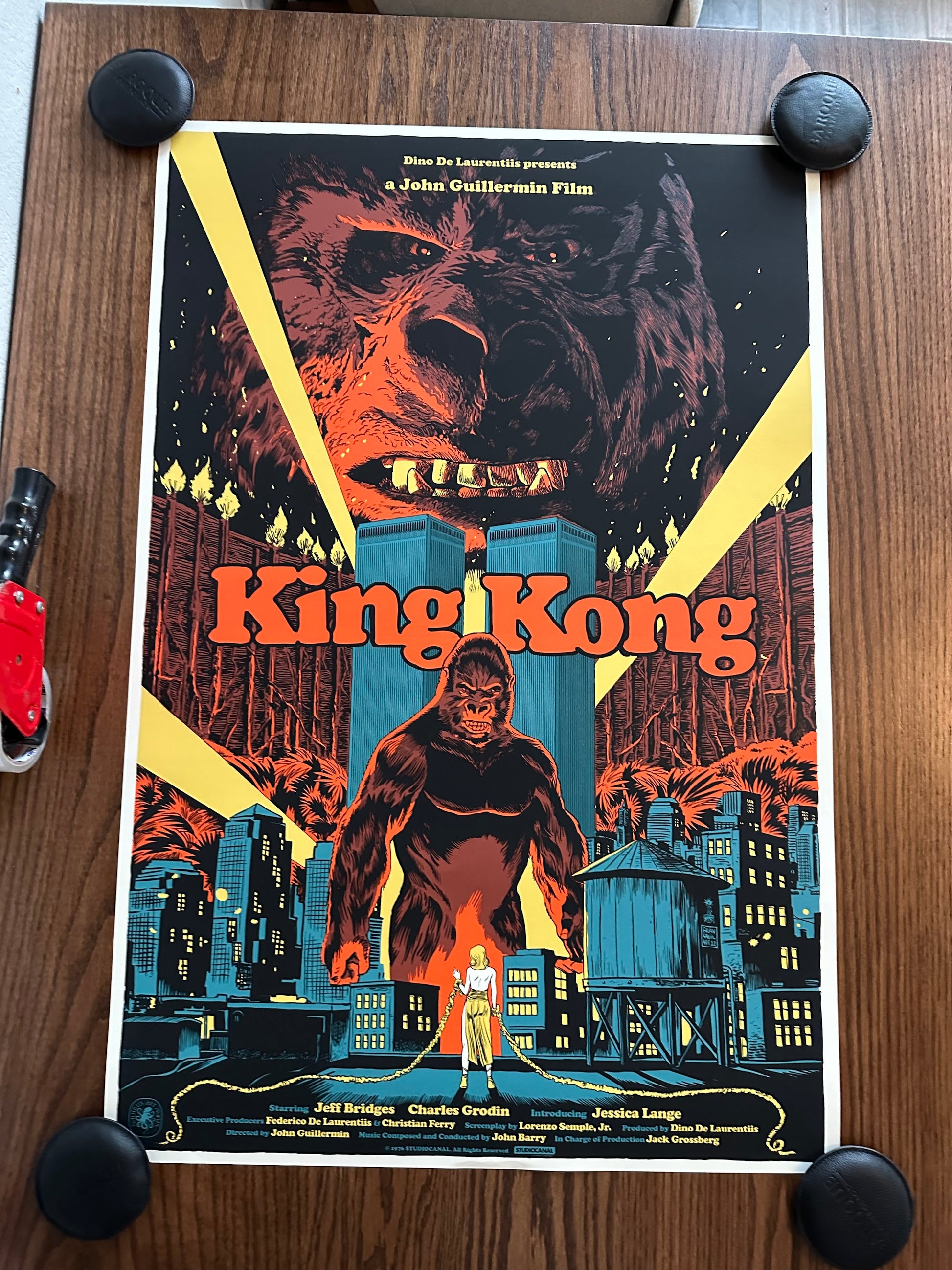 Francesco Francavilla – King Kong, 24 x 36 in, poster, image 3