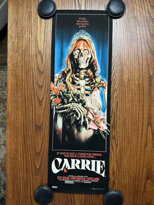 Justin Osbourn – Carrie, 12 x 36 in, art print