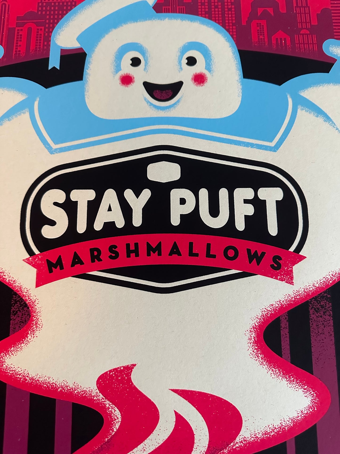 Ryan Brinkerhoff – Stay Puff Marshmellow Ghostbusters, 18 x 24 in, art print, image 2