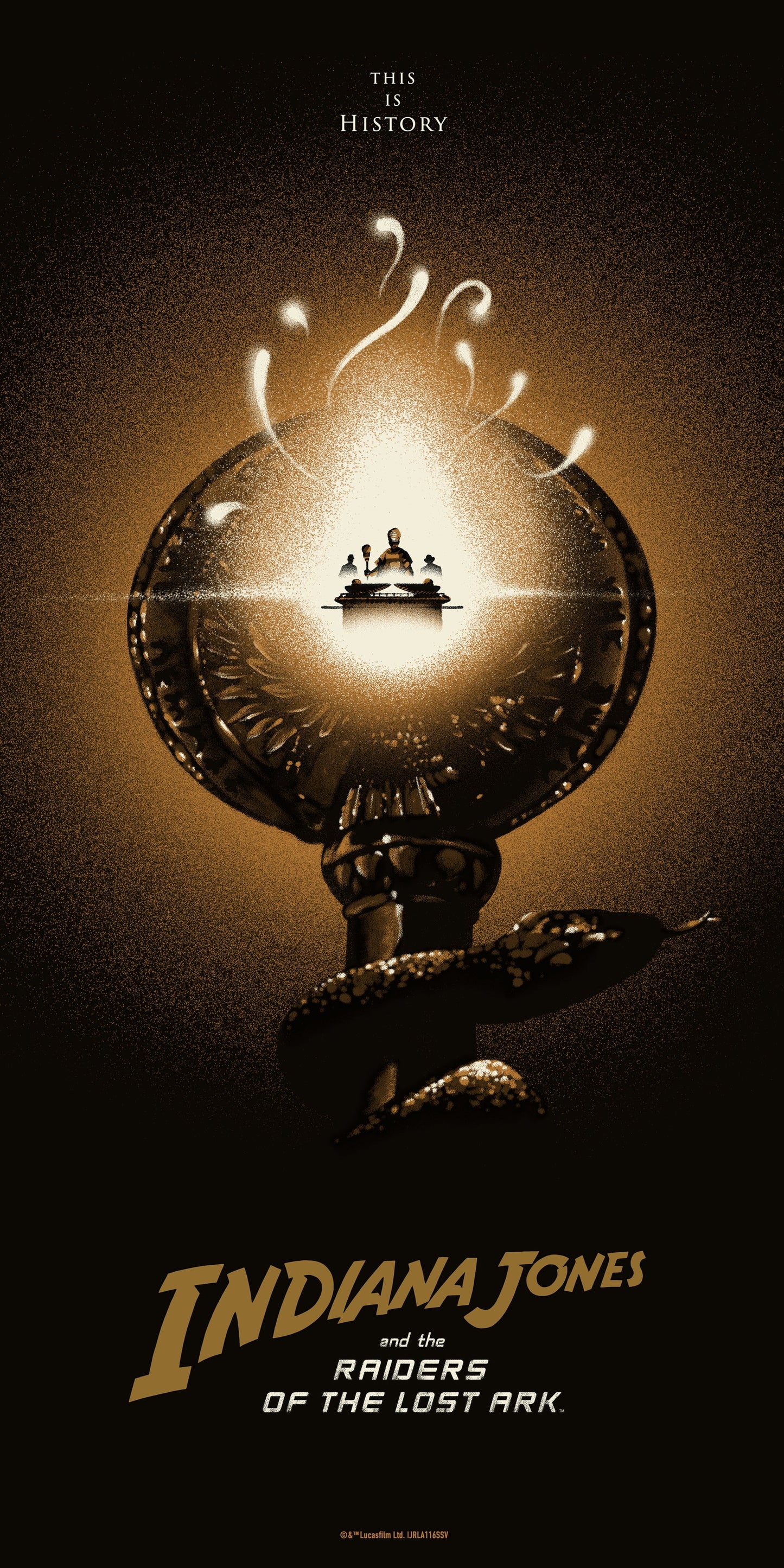 Lyndon Willoughby – Indiana Jones Raiders of the Lost Ark Variant, 18 x 36 in, art print, image 7
