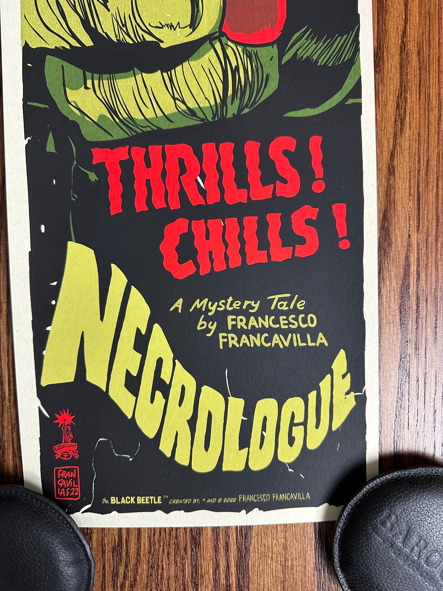 Francesco Francavilla – The Black Beetle, 8 x 36 in, art print, image 6