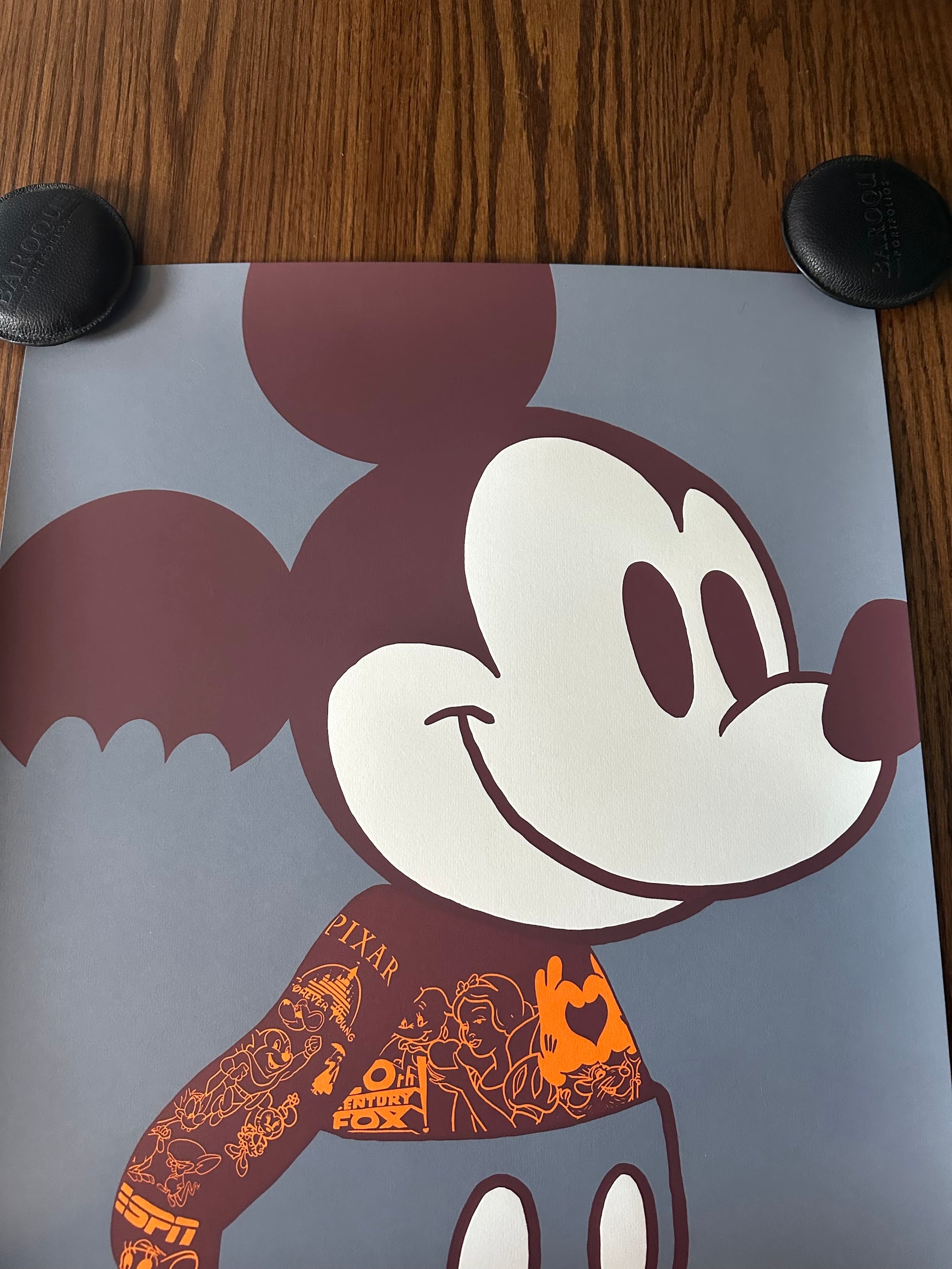 Raid71 – Tatted Up Mickey "My Heart and Soul", 18 x 30 in, art print, image 2