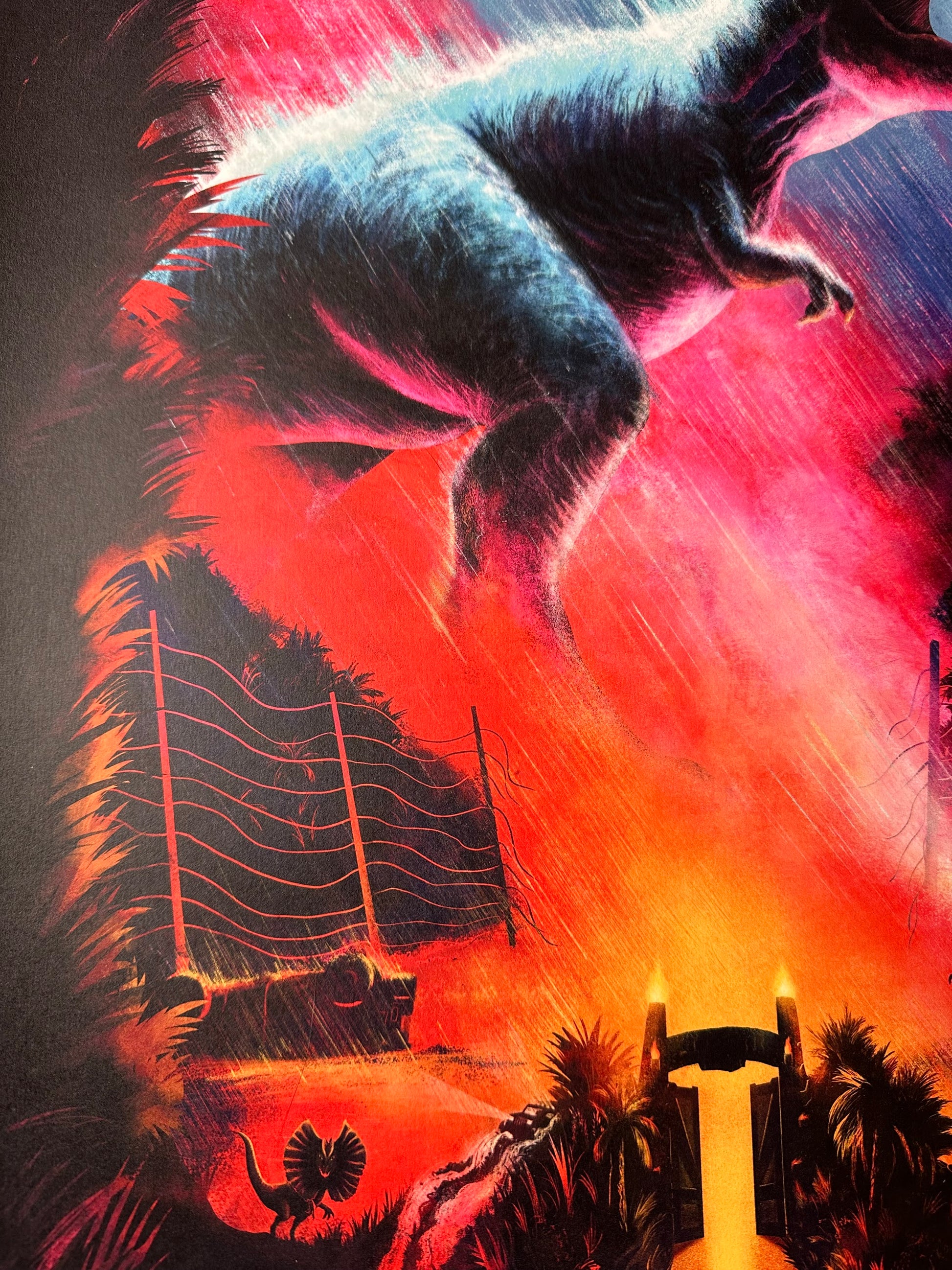 Carly AF – Jurassic Park T-Rex, 16.5 x 23.4 in, art print, image 3