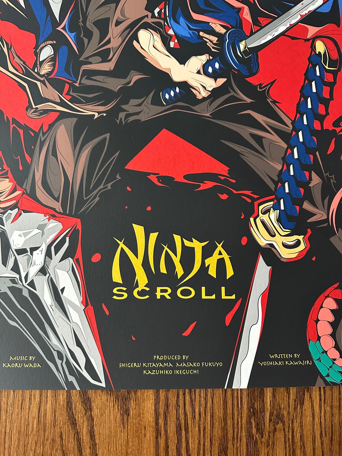 Man-Tsun Tsang - X Ninja Scroll 24x36 movie poster - detail image 5