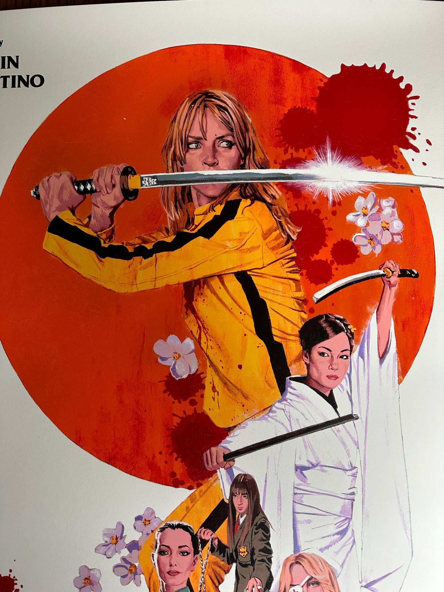 Paul Mann – Kill Bill Vol 1 White Variant, 24 x 36 in, poster, image 2