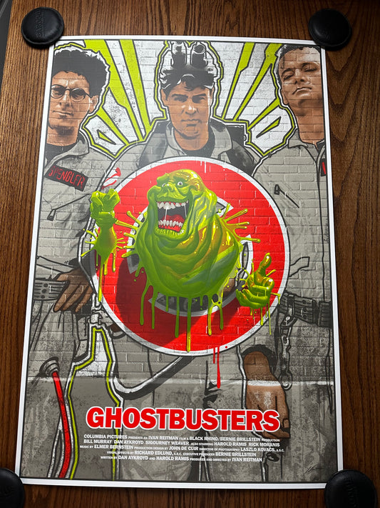 Yvan Quinet – Ghostbusters, 24 x 36 in, poster