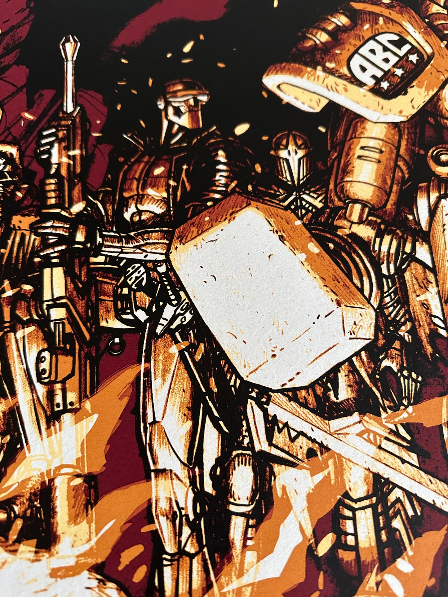 Nick Derington – ABC Warriors, 50 x 70 cm in, art print, image 5