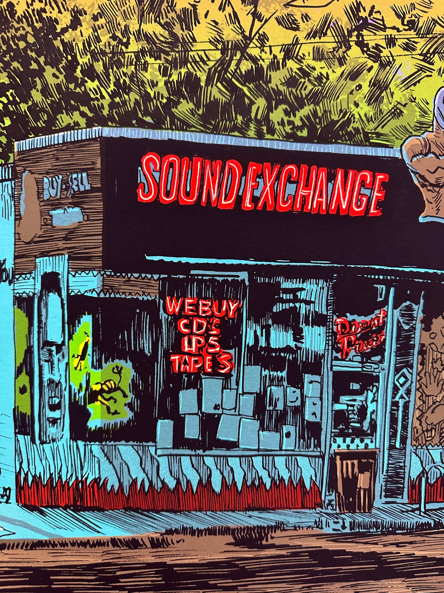Tim Doyle – Sound Exchange Unreal Estate, 16 x 20 in, art print, image 2