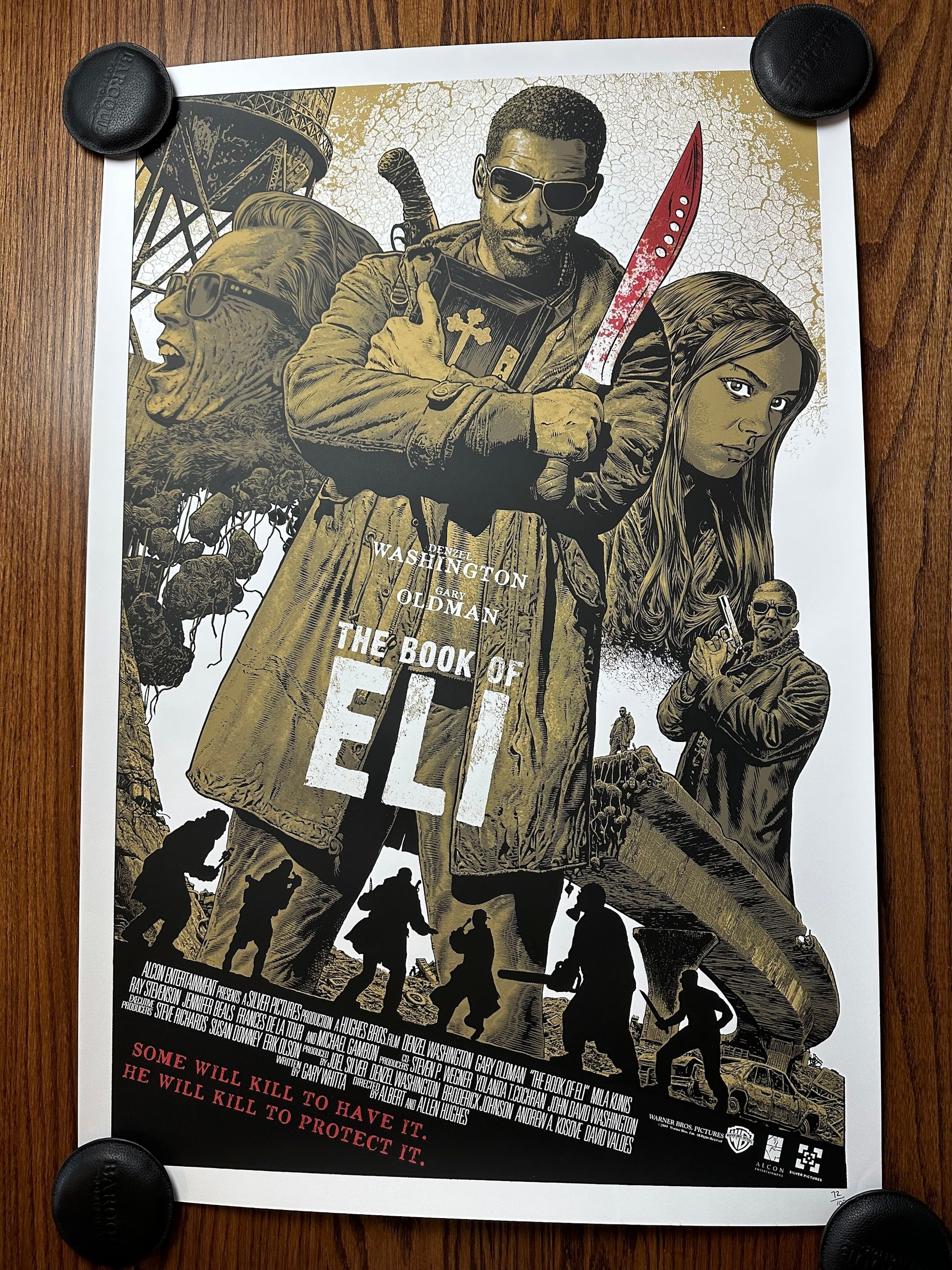 Chris Weston – The Book of Eli, 24 x 36 in, poster