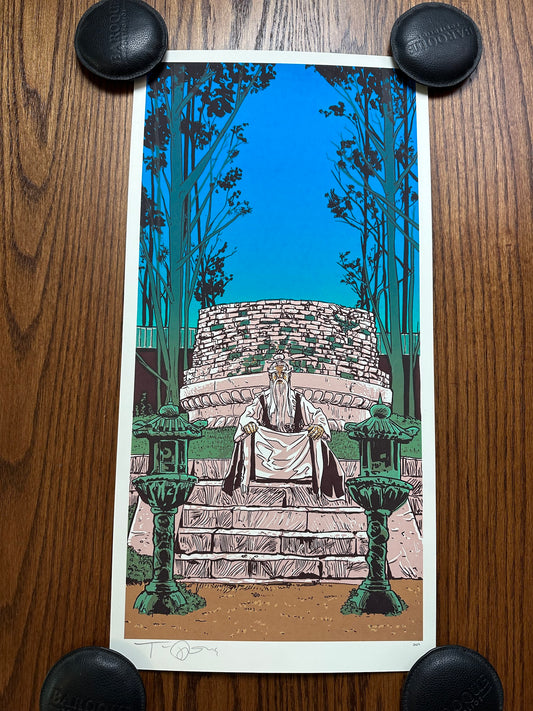 Tim Doyle – Kill Bill "Pai Mei Awaits", 12 x 24 in, art print