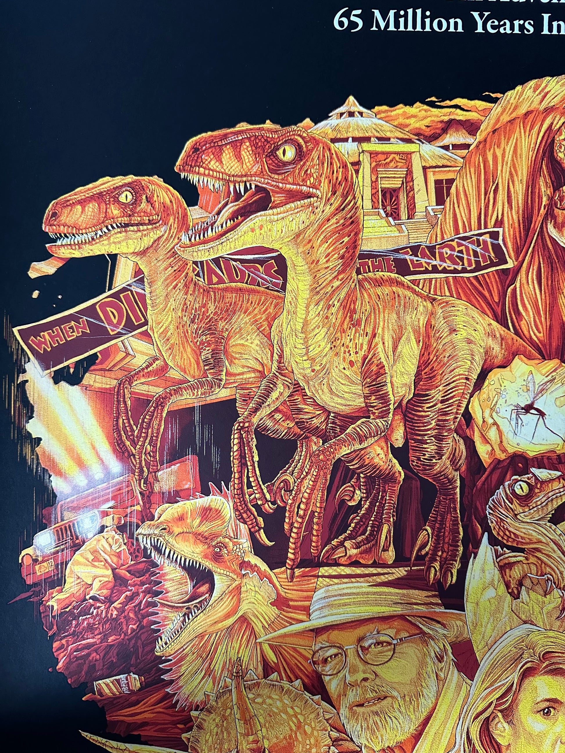 Tavo Montanez – Jurassic Park, 24 x 36 in, poster, image 3