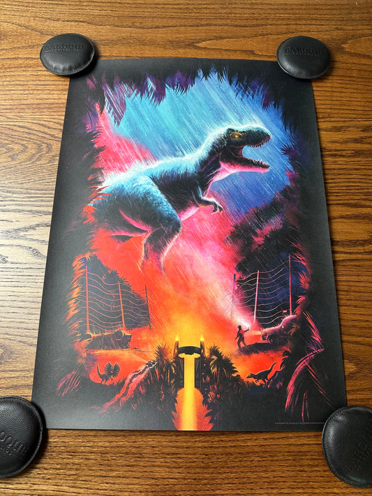 Carly AF – Jurassic Park T-Rex, 16.5 x 23.4 in, art print