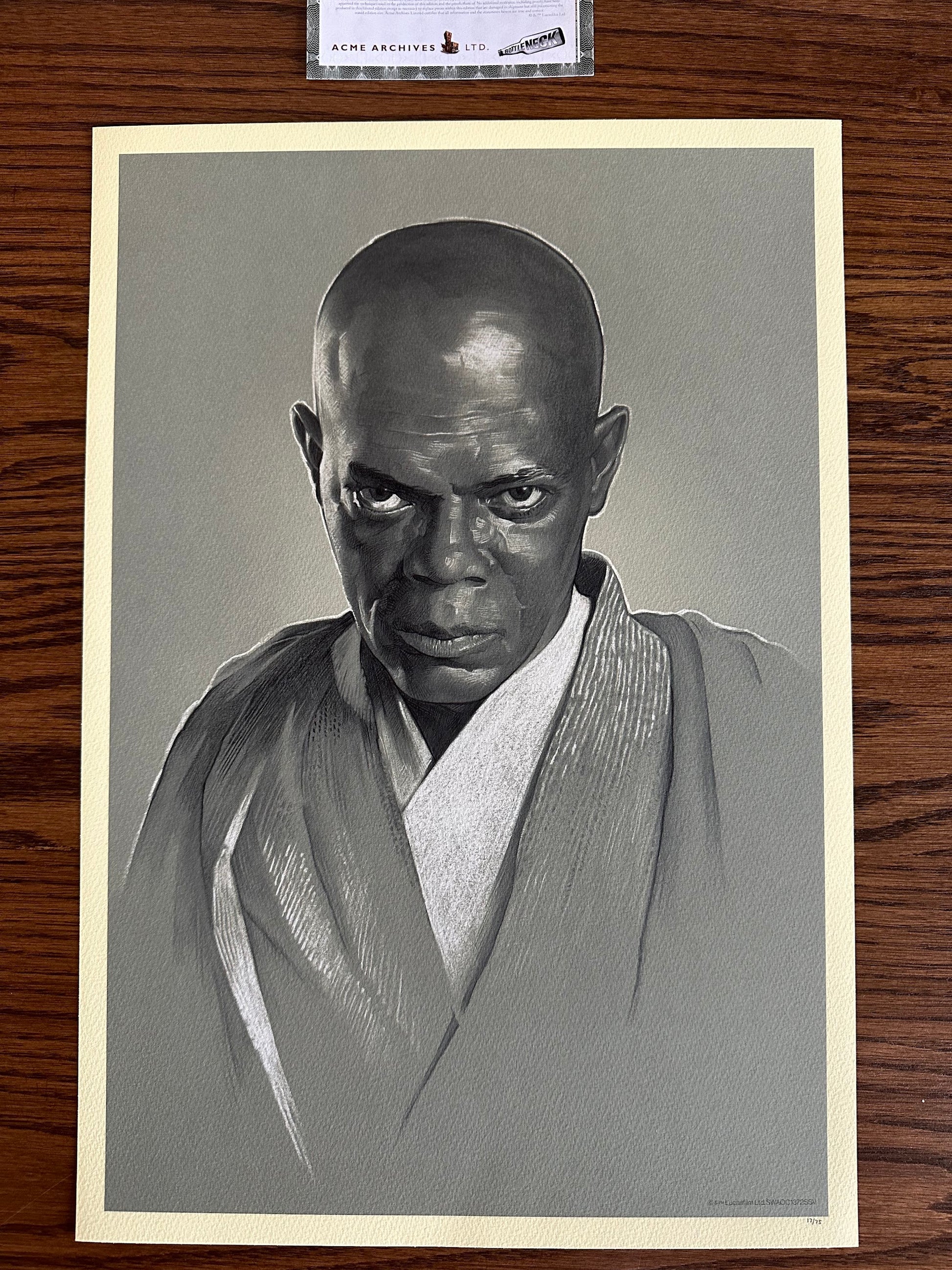 Gabz – Mace Windu Variant, 13 x 19 in, art print, image 4