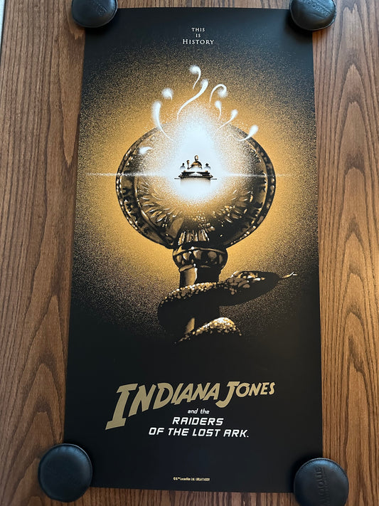 Lyndon Willoughby – Indiana Jones Raiders of the Lost Ark Variant, 18 x 36 in, art print, image 2