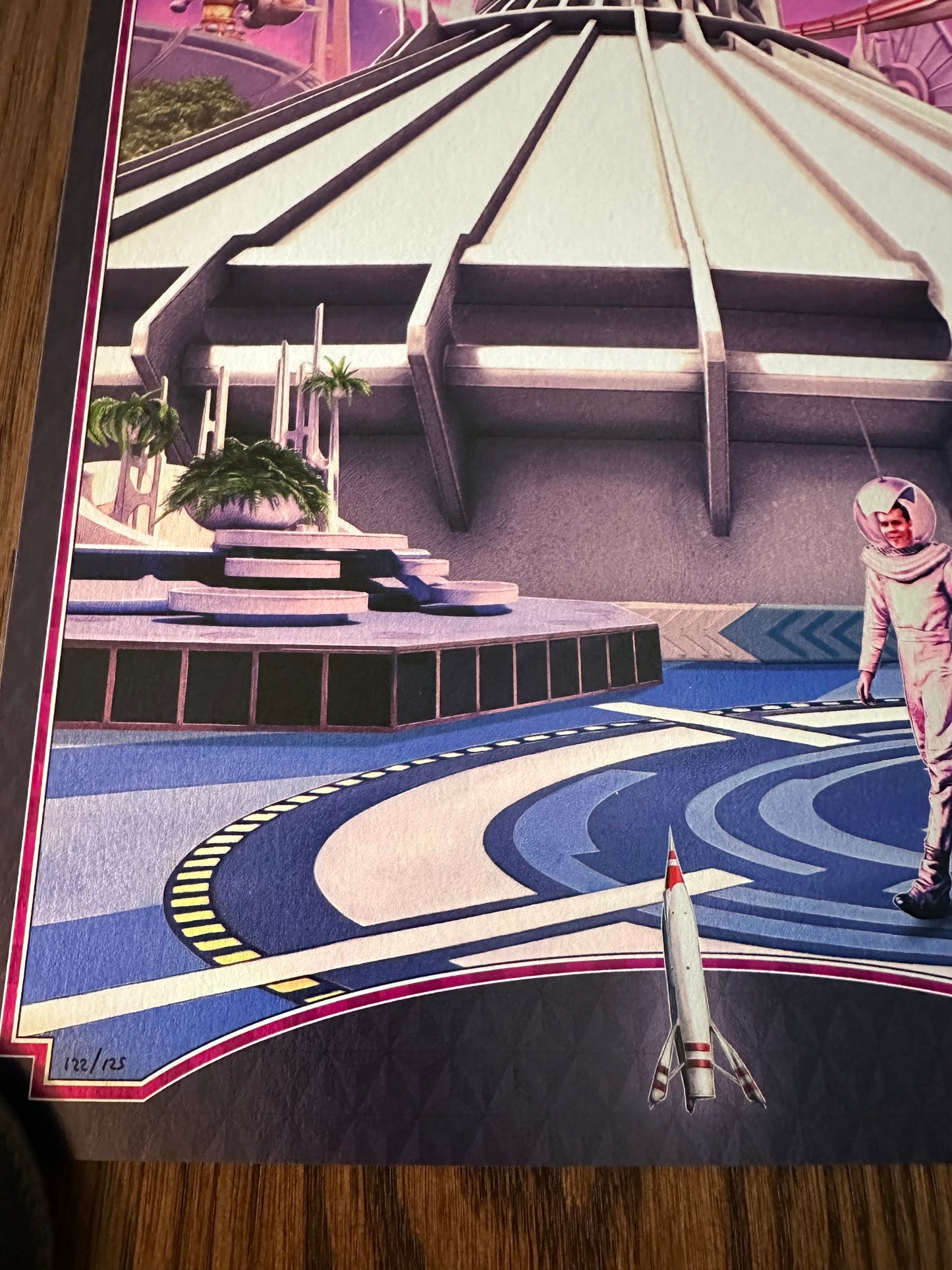 Kevin Wilson – Space Mountain Disney Ride, 12 x 24 in, art print, image 8