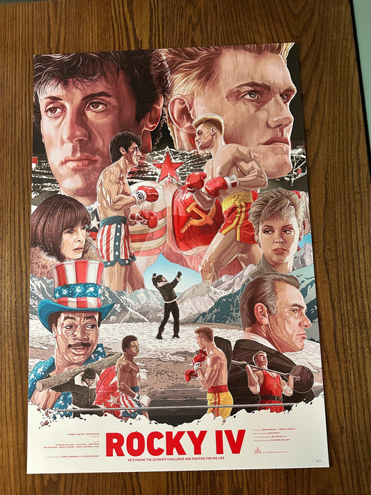 Tavo Montanez - Rocky 4 24x36 movie poster
