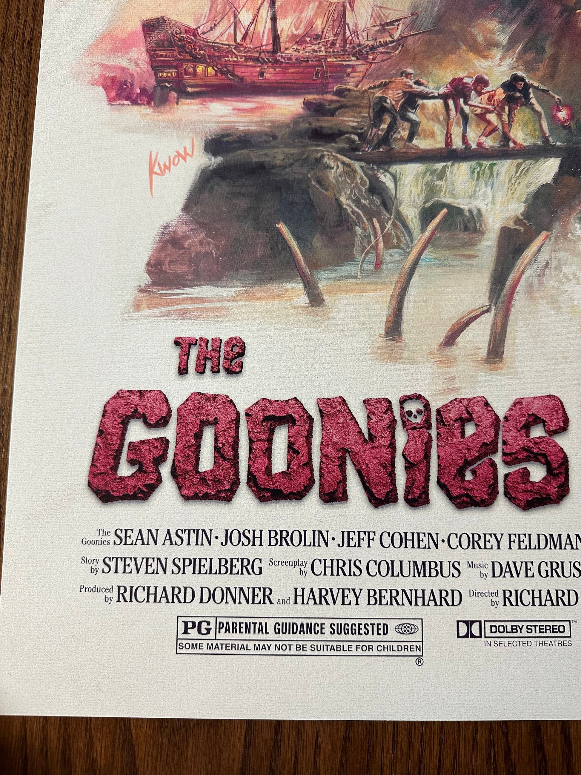 KWow – The Goonies, 24 x 36 in, poster, image 8