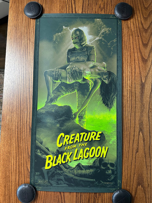 Juan Ramos – Creature from the Black Lagoon, 18 x 36 in, art print