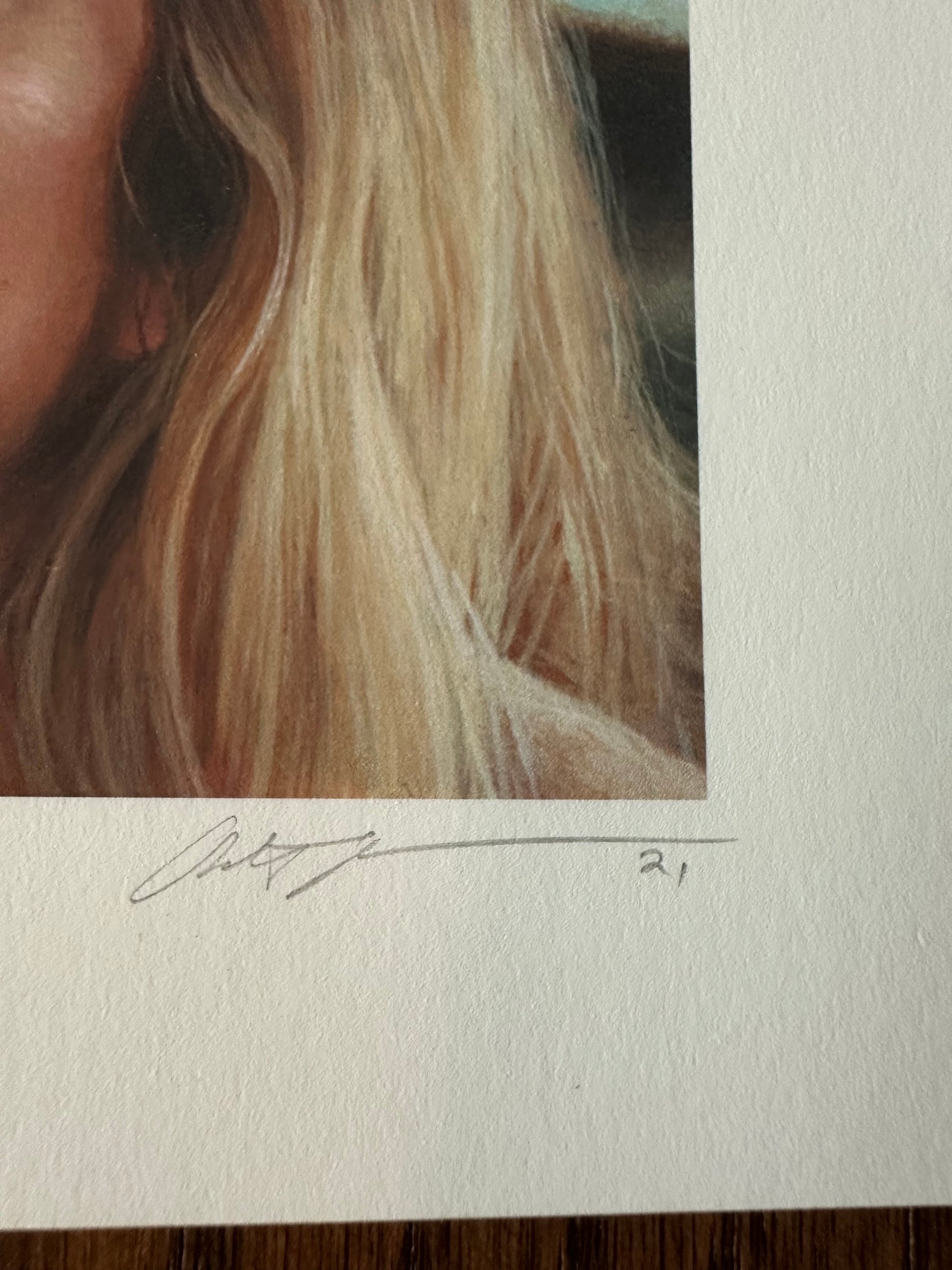 Ashton Gallagher – Schitt's Creek Alexis Rose Portrait, 6 x 6 in, art print, image 4