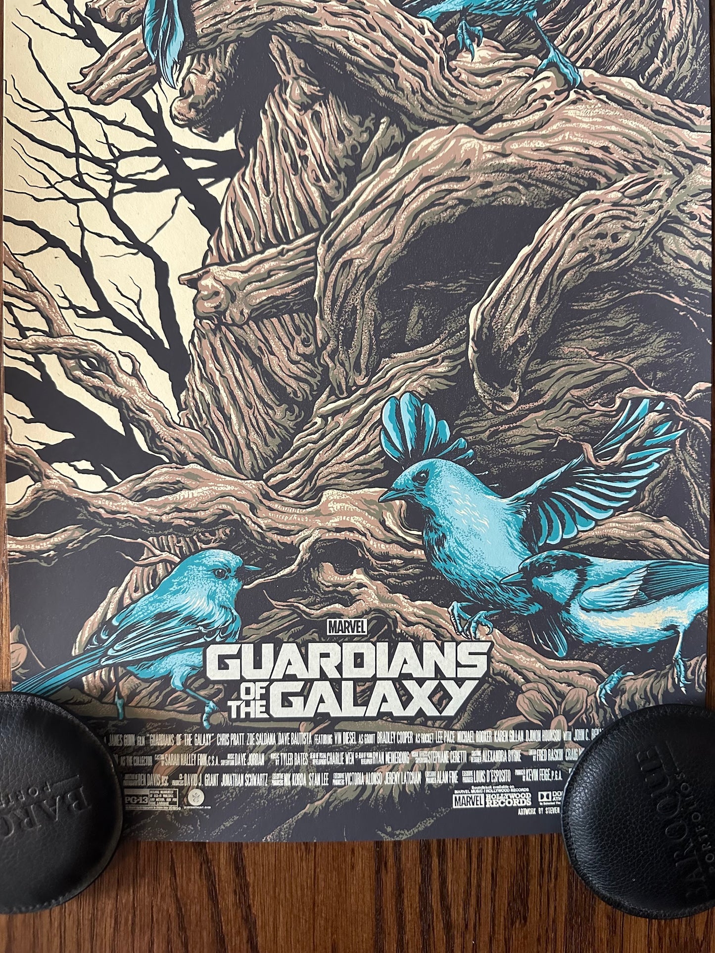Steven Holliday – Guardians of the Galaxy, 12 x 36 in, art print, image 4